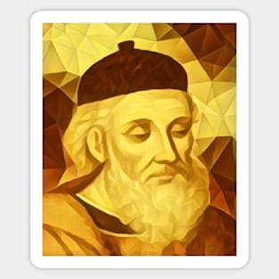 Diodorus Siculus Golden Portrait | Diodorus Siculus Artwork 9 Sticker